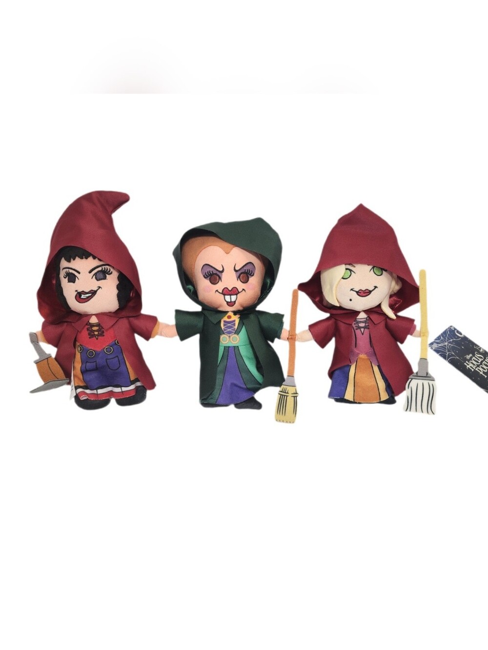 Disney Parks 2023 HOCUS POCUS SANDERSON SISTERS Plush Dolls - NWT